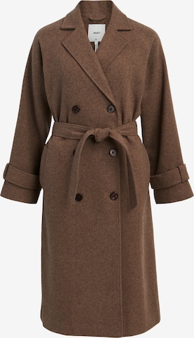 OBJECT Between-Seasons Coat 'Keily' in Brown: front