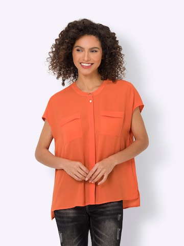 Camicia da donna di heine in arancione