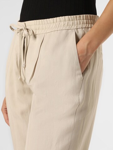 Cambio Regular Bundfaltenhose 'Josie' in Beige