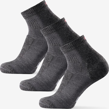 DANISH ENDURANCE Sokker 'Light Hiking Low-Cut' i grå: forside