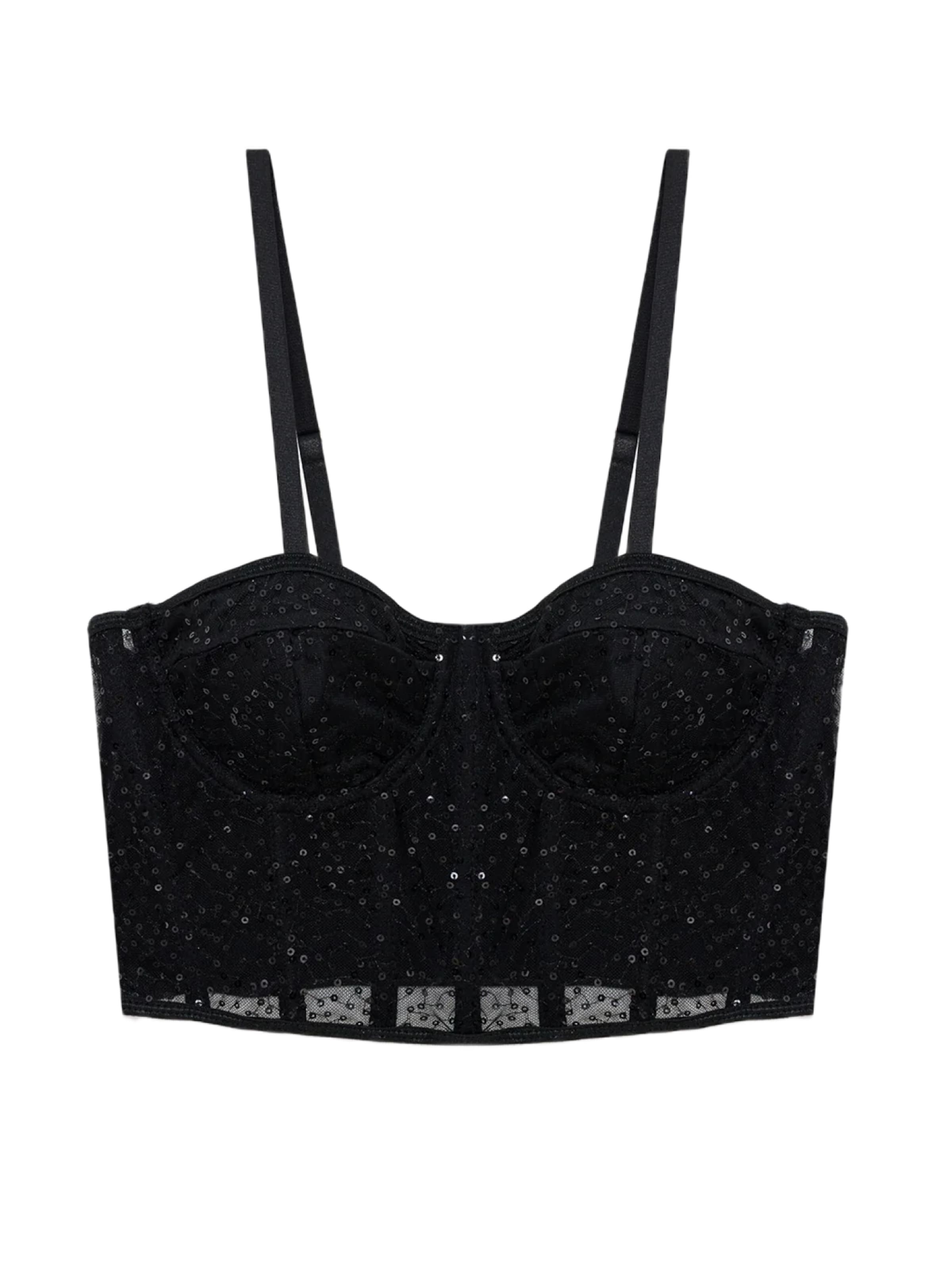 No Matter What Corsage in Schwarz: Vorderseite