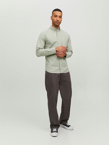 Coupe regular Chemise 'BROOK' JACK & JONES en vert