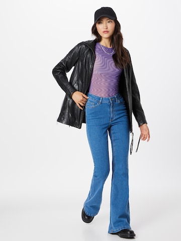 Urban Classics Flared Jeans in Blue