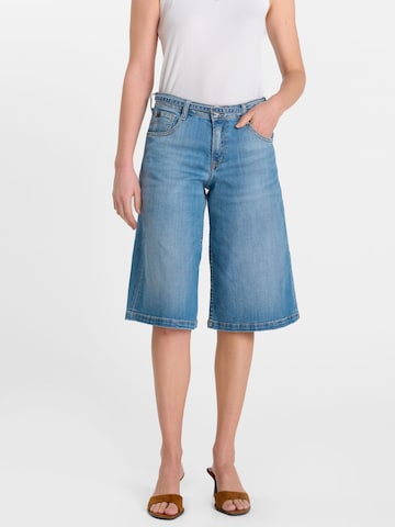Le Temps Des Cerises Wide leg Jeans 'Lazaret' in Blauw: voorkant