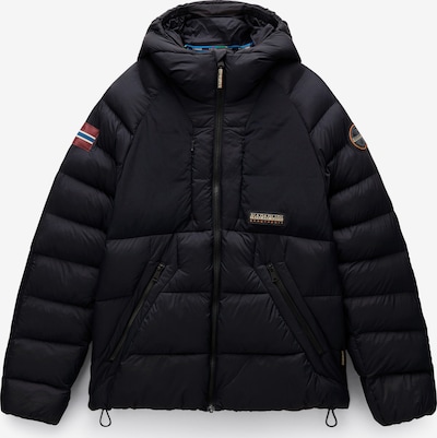 Žieminė striukė 'Moesa' iš NAPAPIJRI, spalva – šviesiai geltona / oranžinė / juoda, Prekių apžvalga