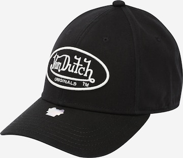 Cappello da baseball 'Denver' di Von Dutch Originals in nero: frontale