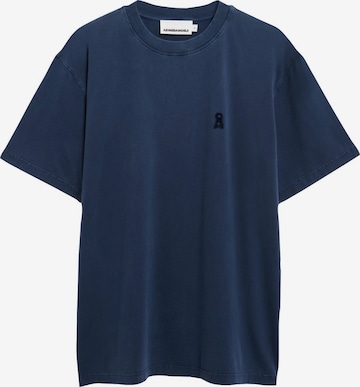 T-Shirt ARMEDANGELS en bleu : devant