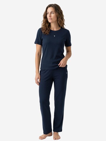 JOOP! Pyjama 'Cosy' in Blauw