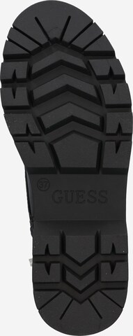 Ghete cu șireturi 'Raziela' de la GUESS pe negru