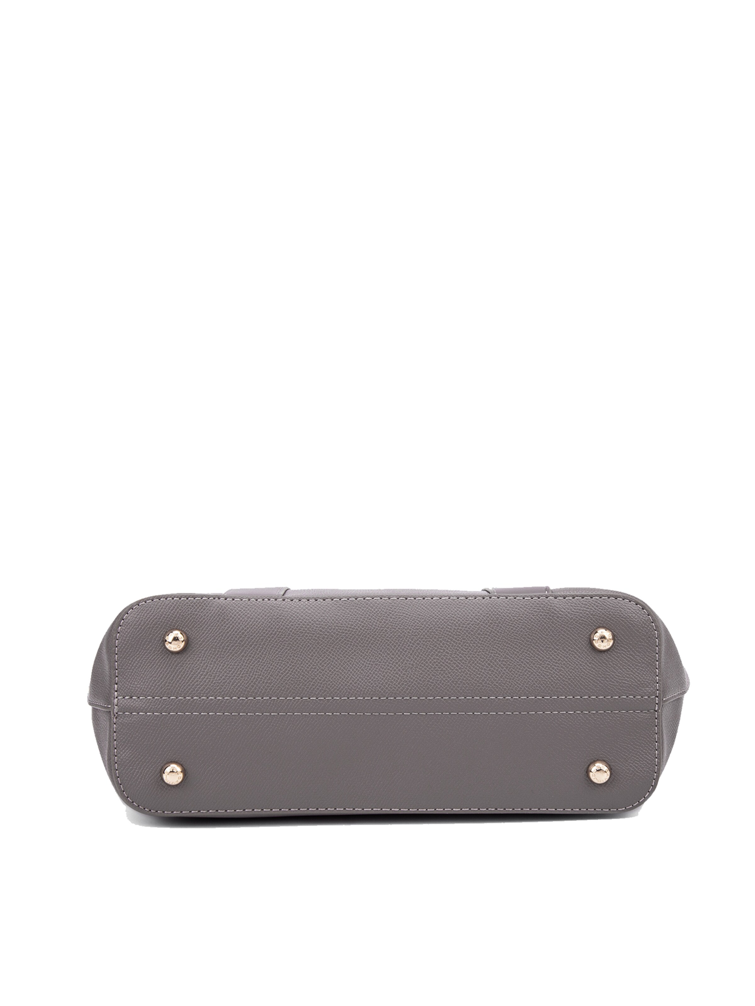 Borsa a spalla 'Borsa a Spalla Donna Vegan Leather 36x23 cm - Chiusura Zip' di David Jones in grigio