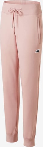 new balance Tapered Pants in Pink: front