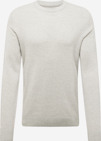 JACK & JONES Свитер 'JJEGlobe' в Серый: спереди