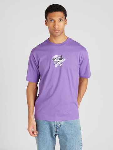 JACK & JONES Majica 'TINT' | vijolična barva: sprednja stran