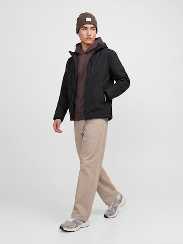 JACK & JONES Prehodna jakna 'JJEPETER' | črna barva