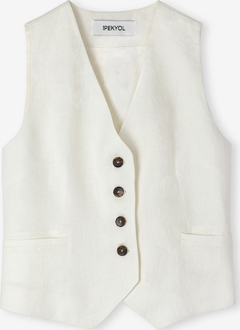 Ipekyol Suit Vest in White: front