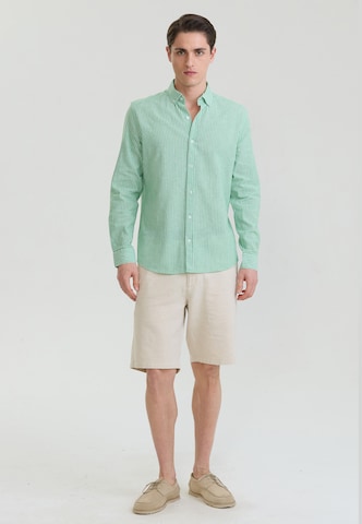 Felix Hardy Regular Fit Forretningsskjorte i grøn