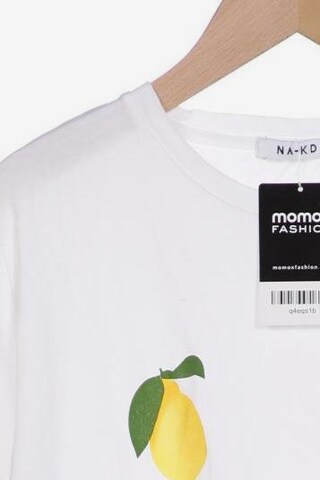 NA-KD T-Shirt XS in Weiß
