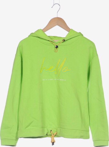 CECIL Sweatshirt & Zip-Up Hoodie in M in Green: front