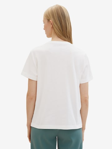 TOM TAILOR T-shirt i vit