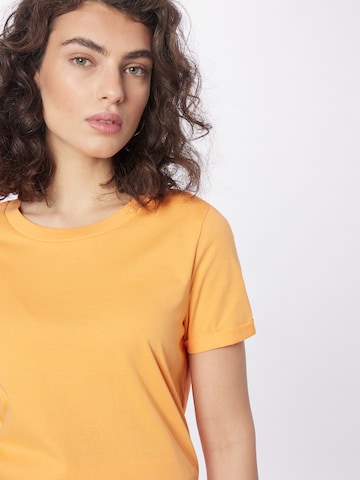 VERO MODA Тениска 'PAULA' в оранжево
