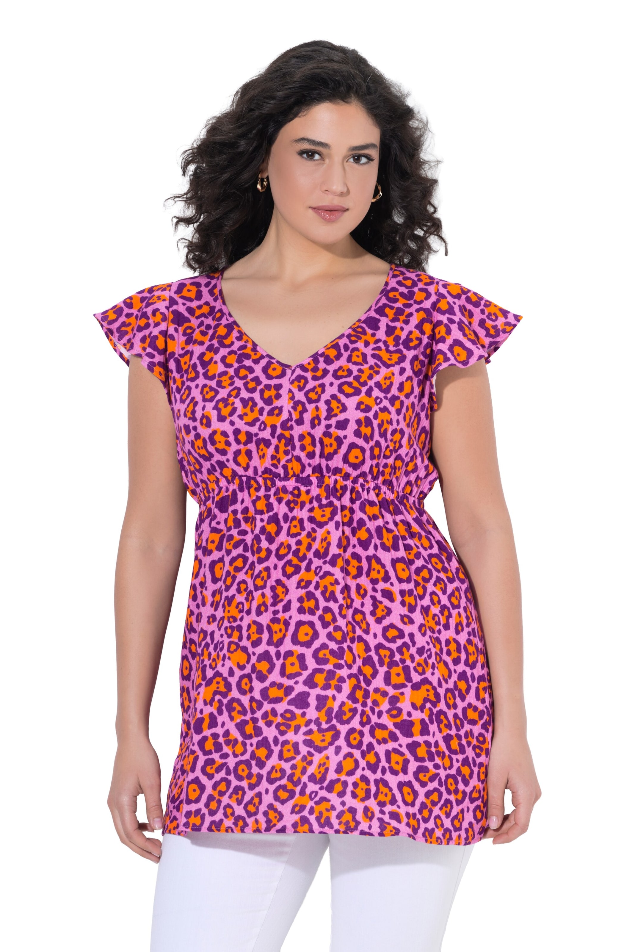 Ulla Popken Blouse in Pink: front