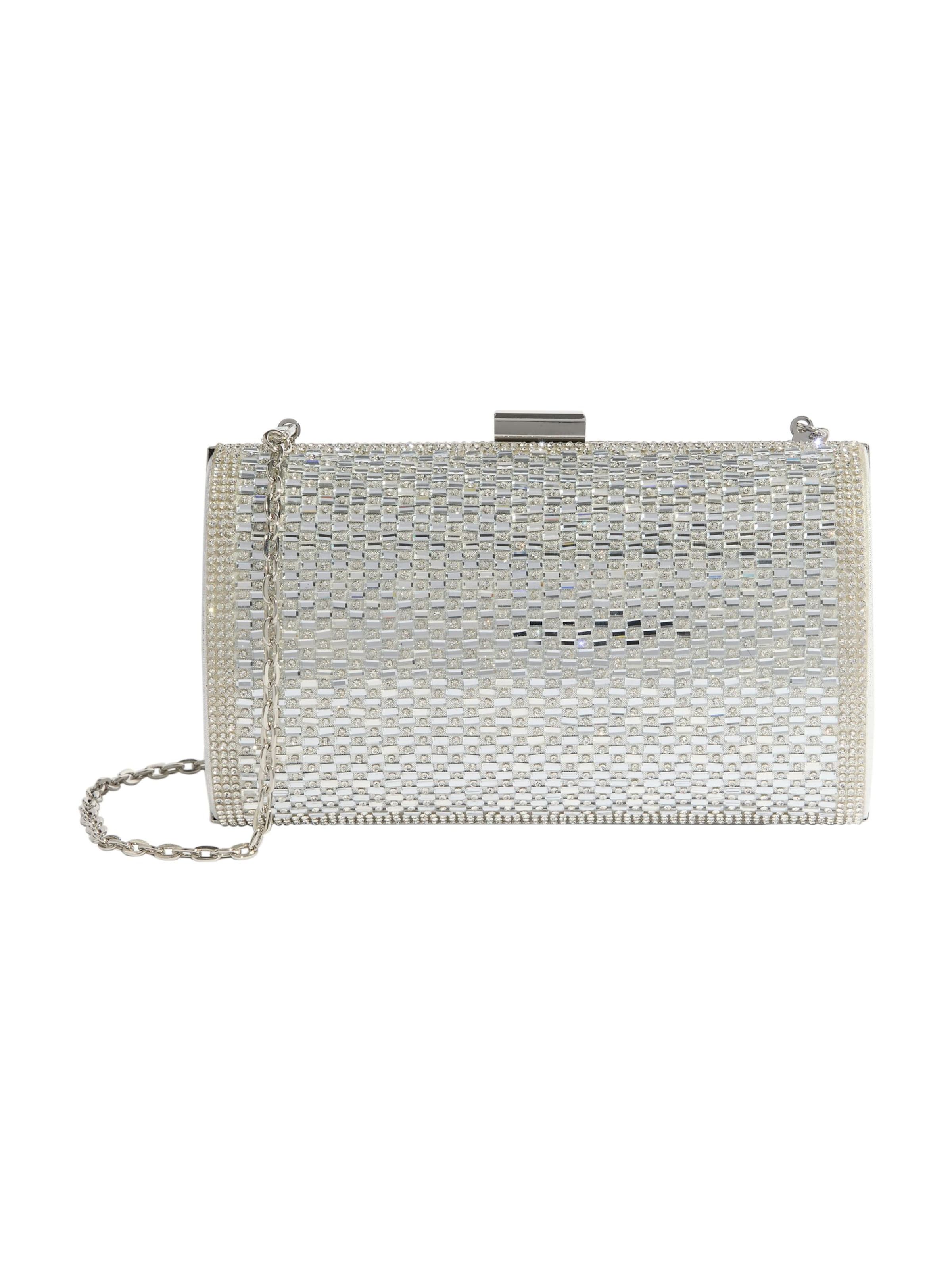 Lipsy Clutch in Silber: Vorderseite