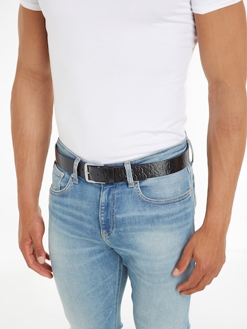 Calvin Klein Jeans Regular Riem in Zwart: voorkant