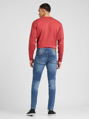 Denim Project Skinny Jeans 'Mr. Red' in Blau
