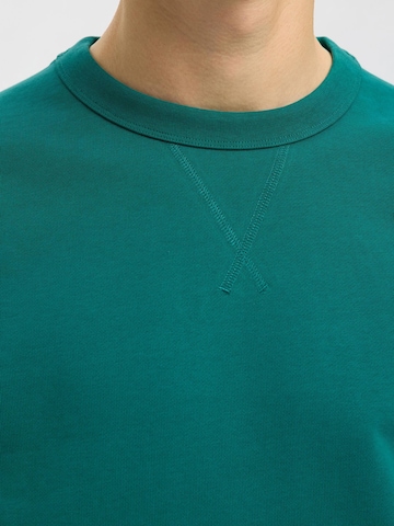 SELECTED HOMME Sweatshirt i grøn