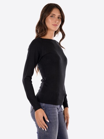 Pull-over 'Donna' Yes Zee en noir