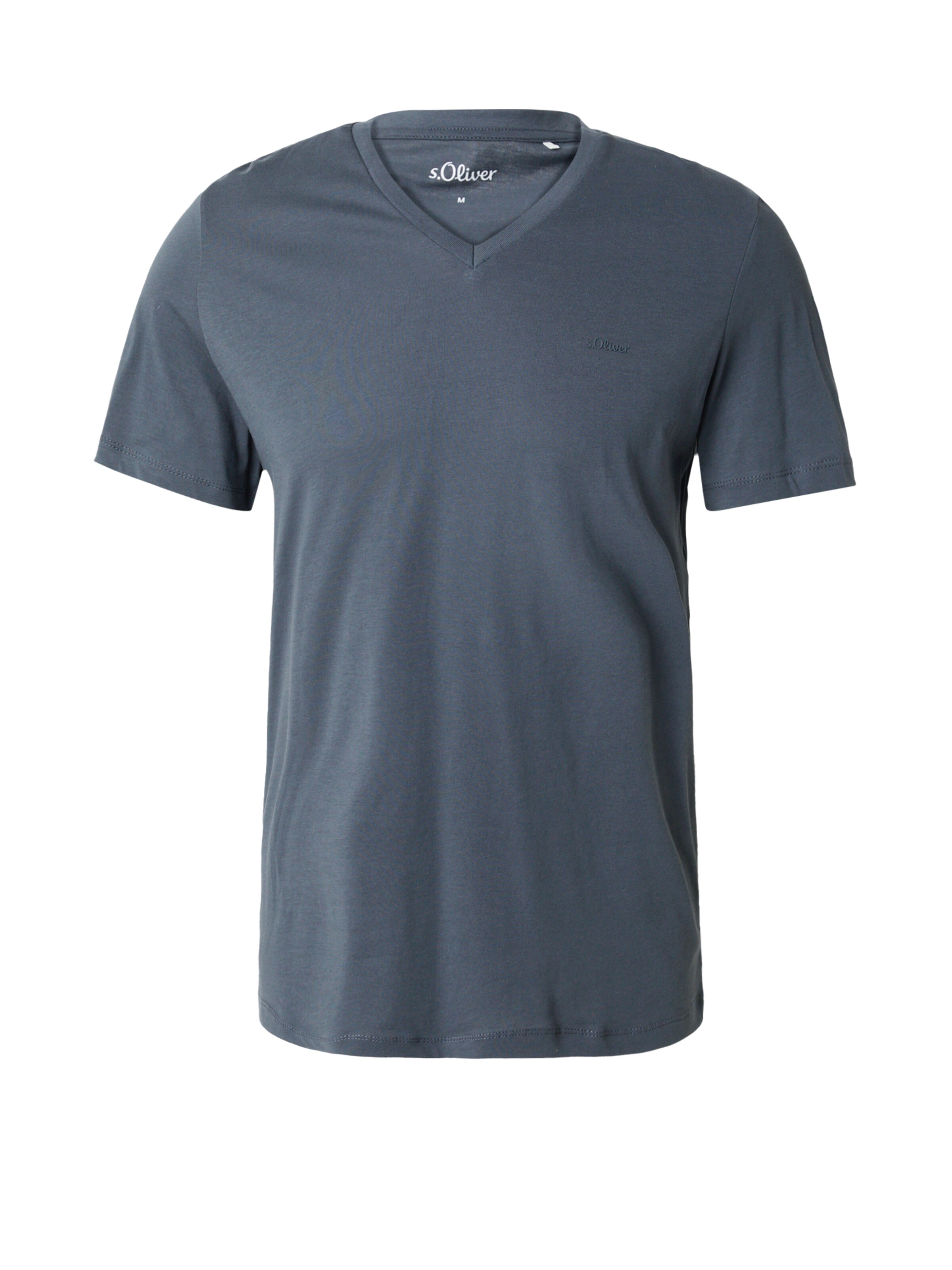 s.Oliver Shirt in Grijs: voorkant