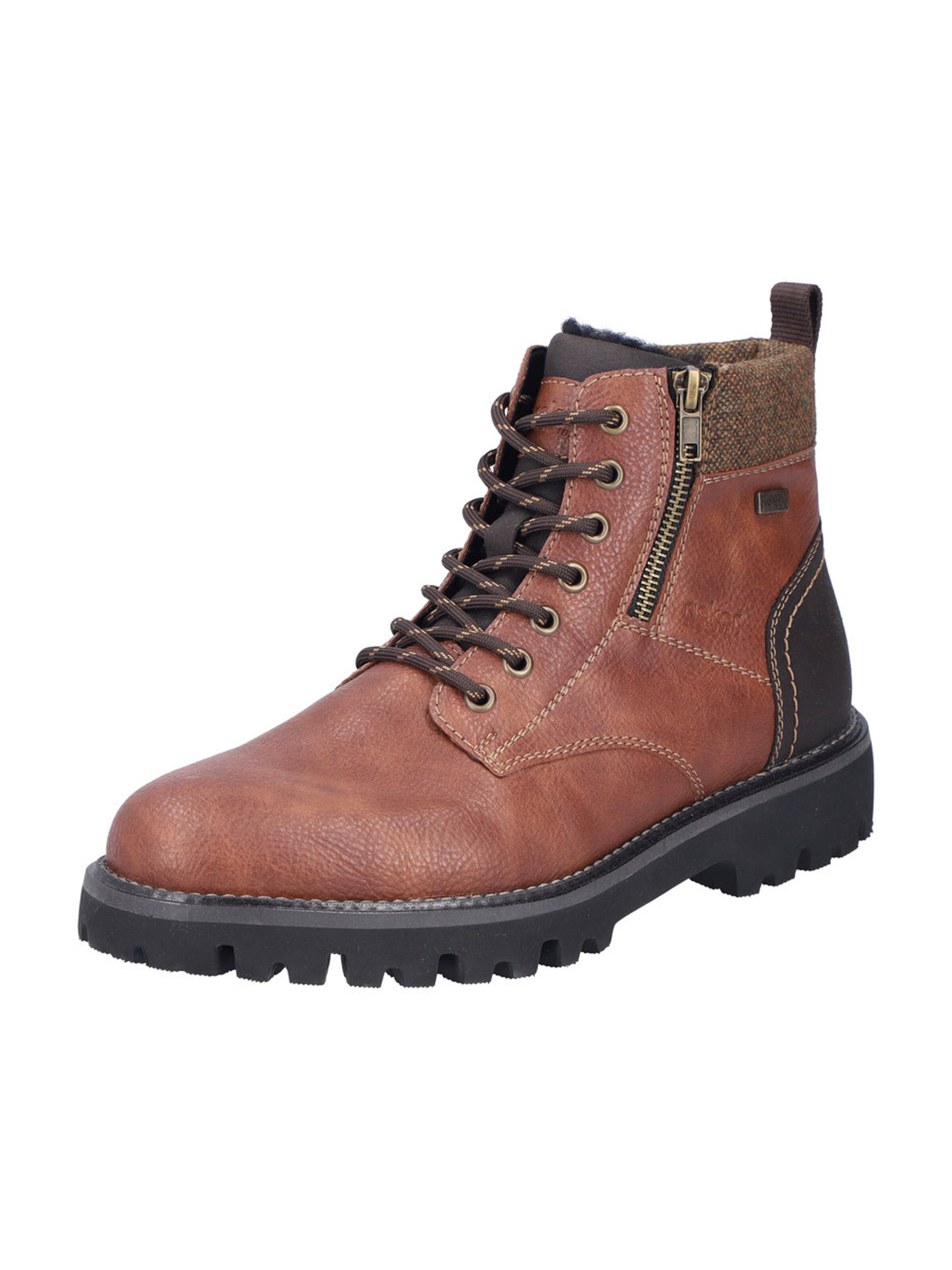 Rieker Veterboots in Bruin: voorkant