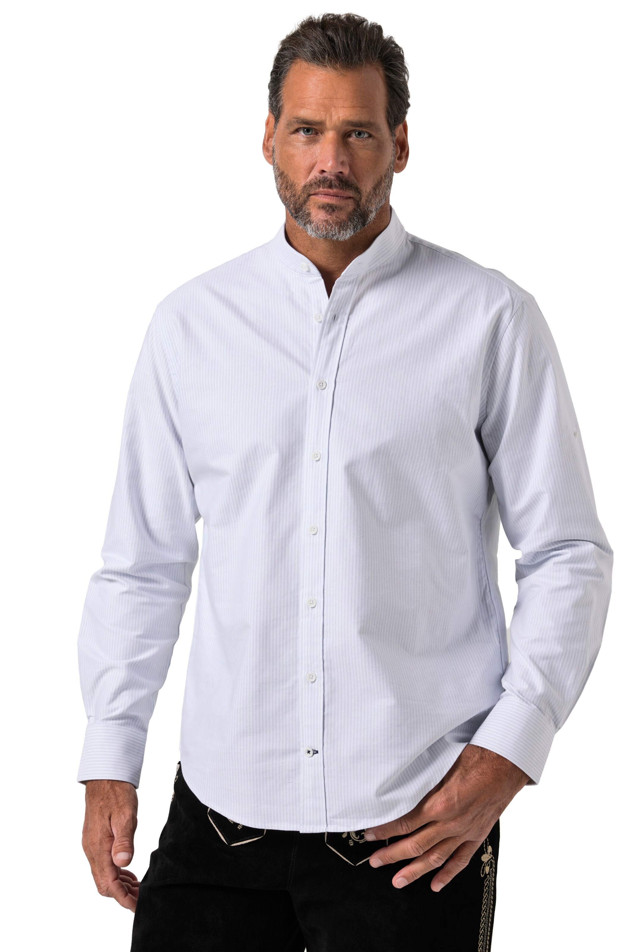 JP1880 Regular fit Button Up Shirt in Blue: front