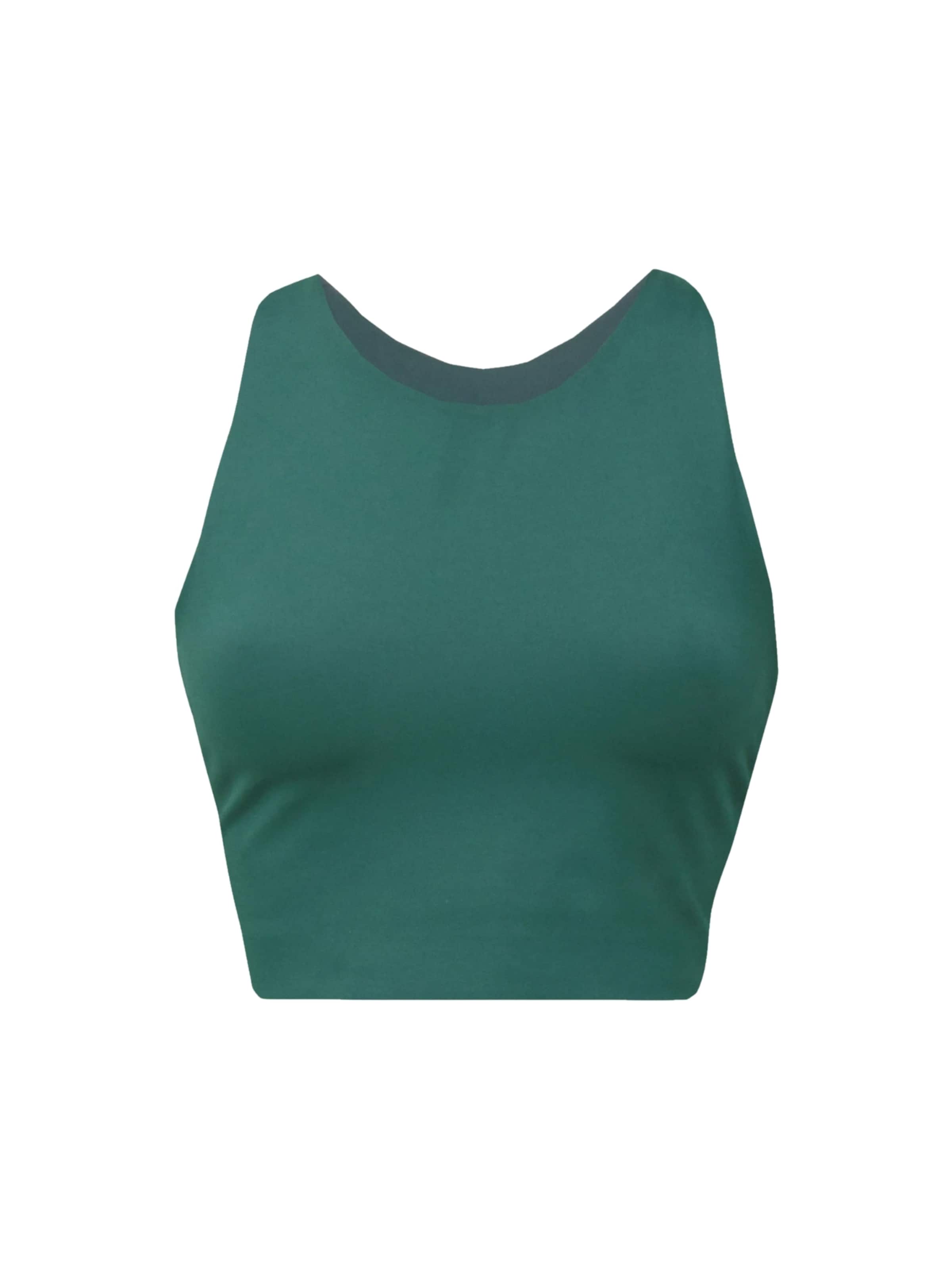 Girlfriend Collective Top ' Dylan ' in Grün: Vorderseite