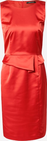 SWING - Vestido de gala en rojo: frente