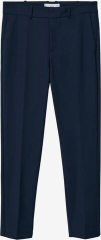 MANGO Pleated Pants 'Cofi' in Blue: front
