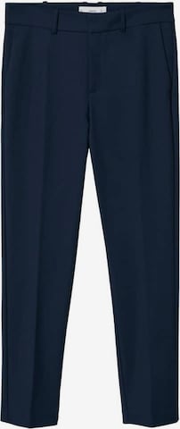 Pantaloni con piega frontale 'Cofi' di MANGO in blu: frontale