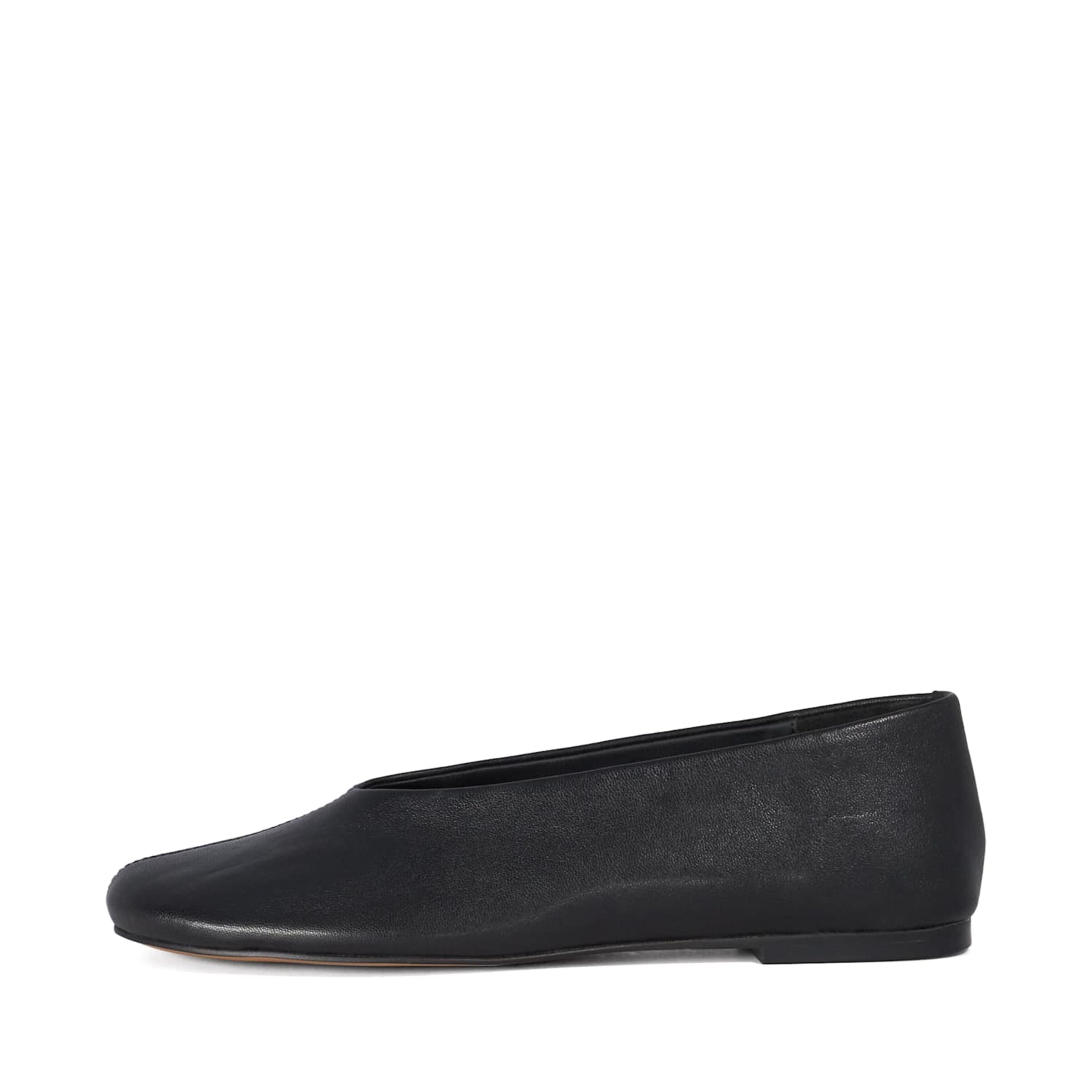 Dune LONDON Ballerina 'Highway' in Zwart