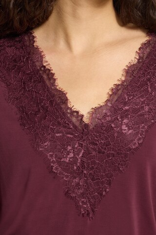 ICHI - Camisa 'IHLike' em vermelho