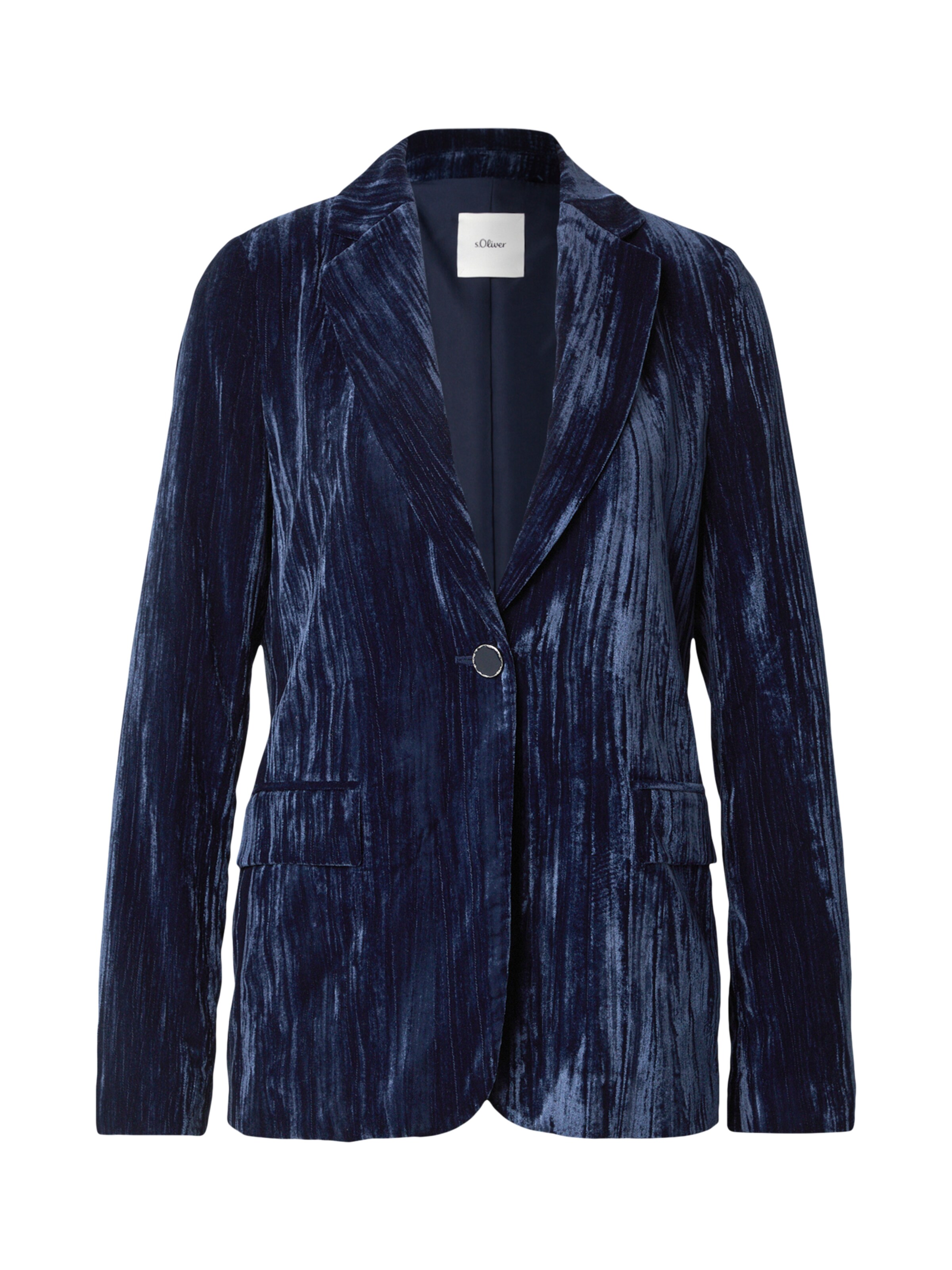 s.Oliver BLACK LABEL Μπλέιζερ σε μπλε: μπροστά