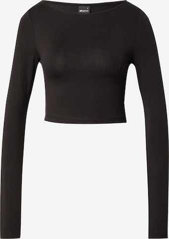 Gina Tricot T-shirt i svart: framsida