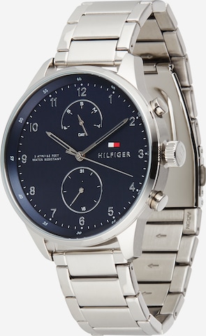 TOMMY HILFIGER Analog klocka i silver: framsida