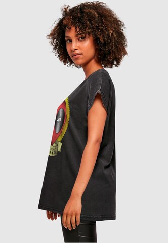 ABSOLUTE CULT Shirt 'Deadpool - Tattoo Print' in Black