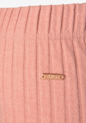 s.Oliver Normální Kalhoty – pink