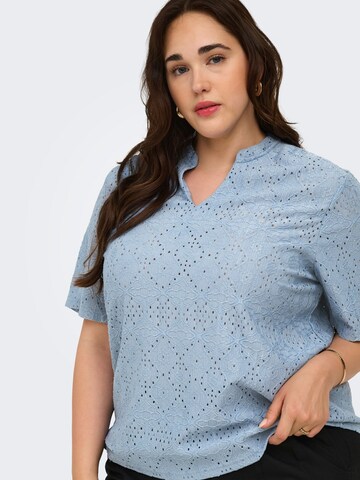 ONLY Carmakoma Blouse in Blue: front