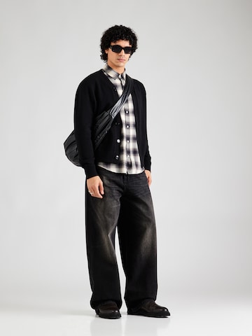 WEEKDAY Knit cardigan 'Ronnie' in Black