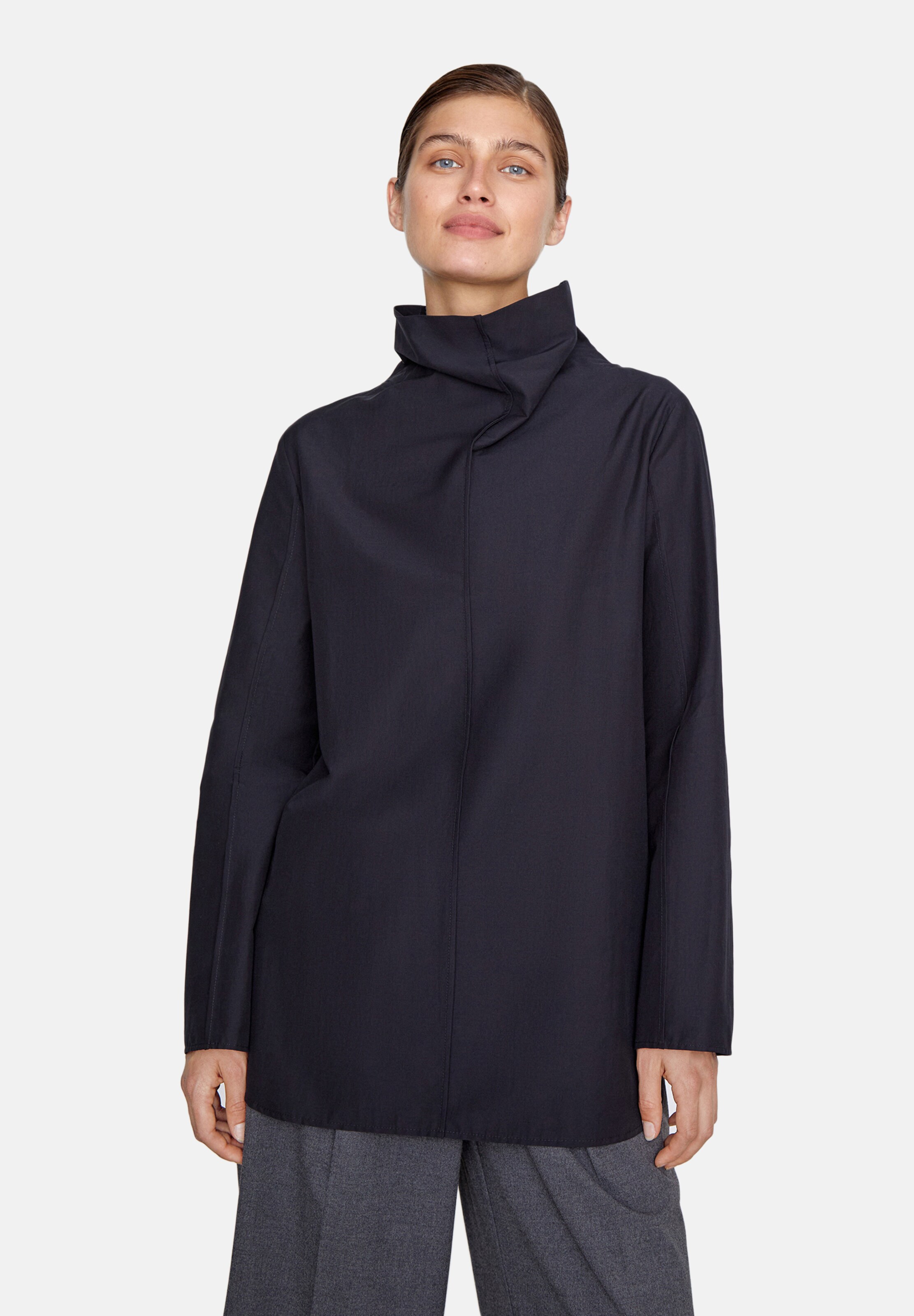 Frauen Blusen & Tuniken 12storeez Longbluse in Schwarz - IT46130 Frauen Blusen & Tuniken 12storeez Longbluse in Schwarz - IT46130