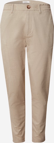 GABBA Штаны 'Monza Button Carre' в Бежевый: спереди