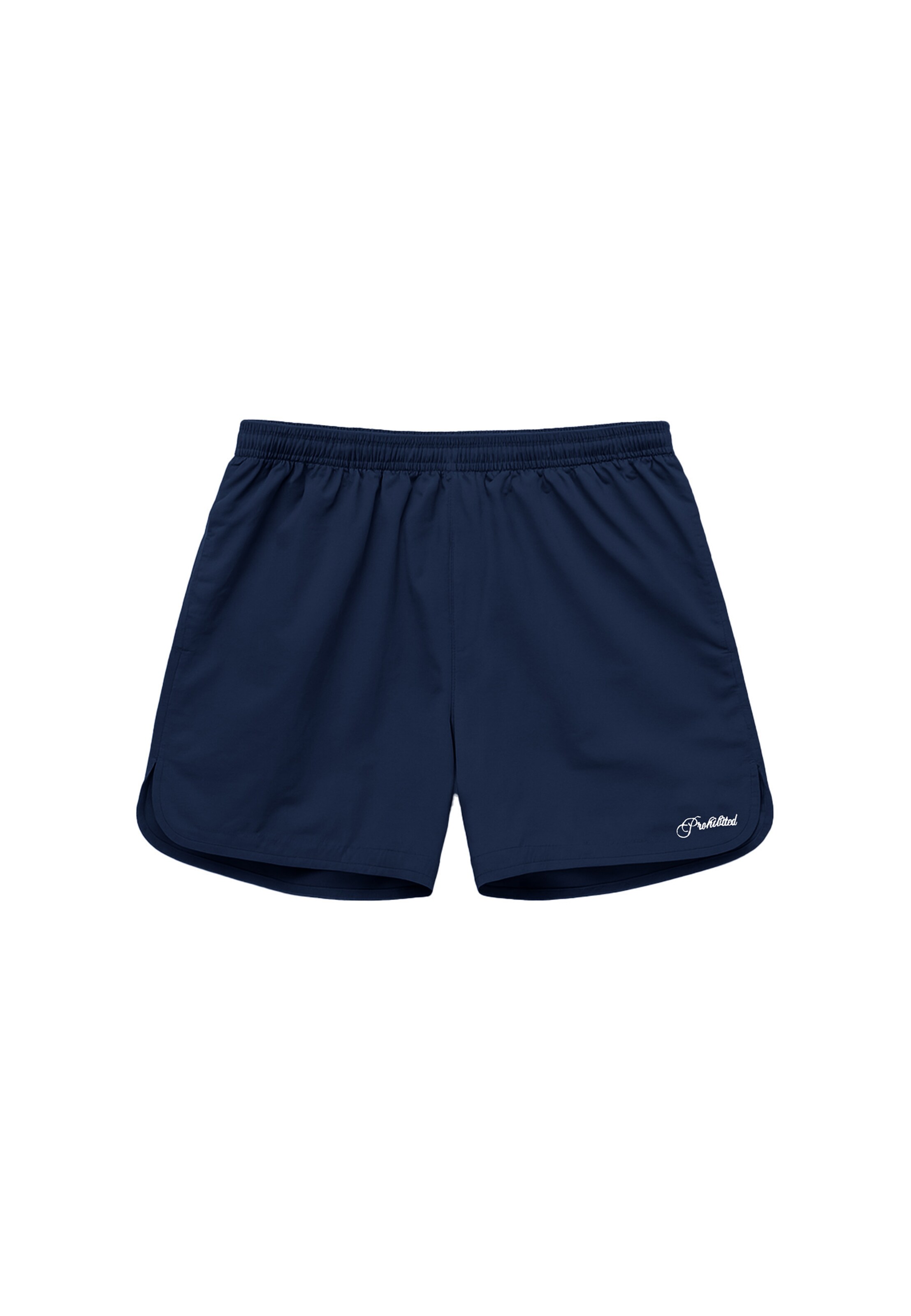Pantaloncini da bagno di Prohibited in blu: frontale