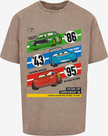 ABSOLUTE CULT Shirt 'Cars - Pistons Cup Champions' in Beige: voorkant